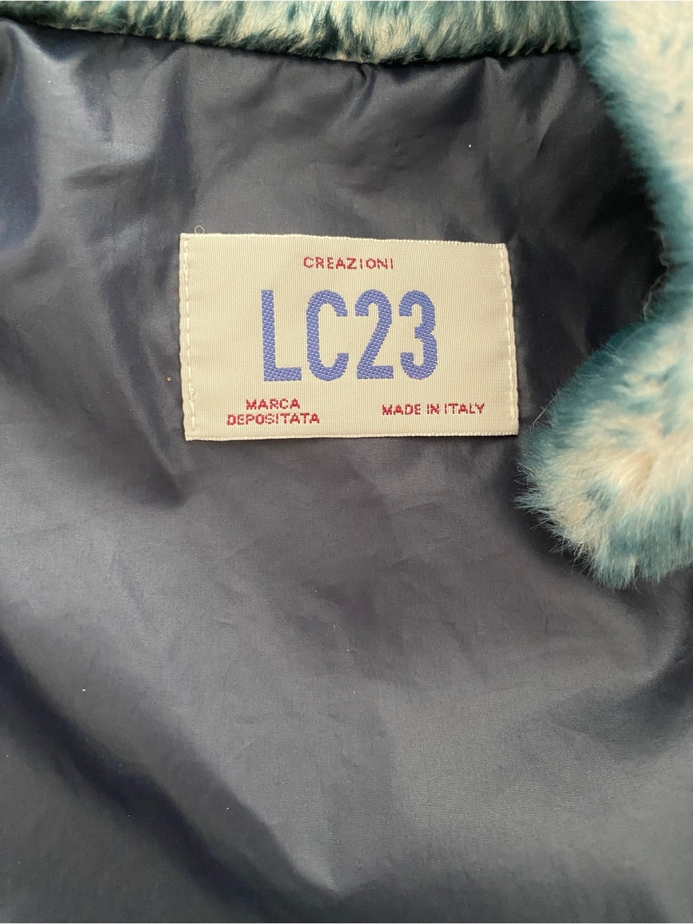 LC23 Faux Fur Gradient Jacket ASO Atypical Zahid Rare HTF Streetwear - Sz M - Picture 4 of 9